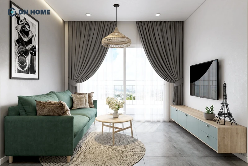 Căn hộ 77m2 thiết kế theo phong cách Bắc Âu luôn tận dụng tối đa ánh sáng tự nhiên