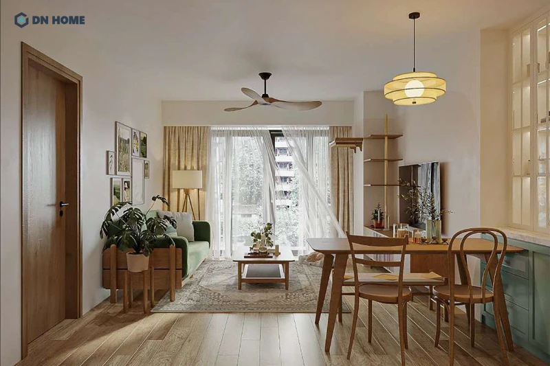 Phong cách Scandinavian mang đến vẻ đẹp nhẹ nhàng, tinh tế cho không gian căn hộ 85m2