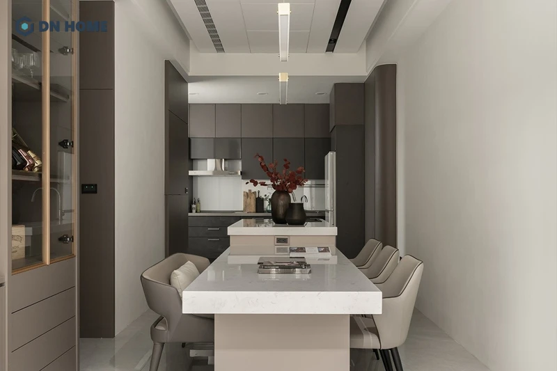 Nội thất kiểu dáng tinh gọn giúp tối ưu diện tích chung cư tối giản hiệu quả