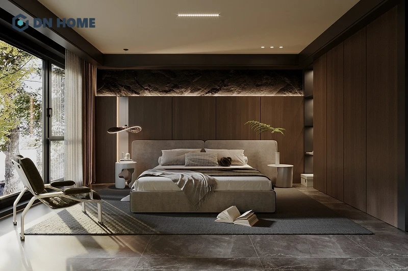 Thiết kế nội thất phòng ngủ biệt thự cũng cần chú ý đến yếu tố phong thuỷ để duy trì năng lượng tích cực cho không gian nghỉ ngơi