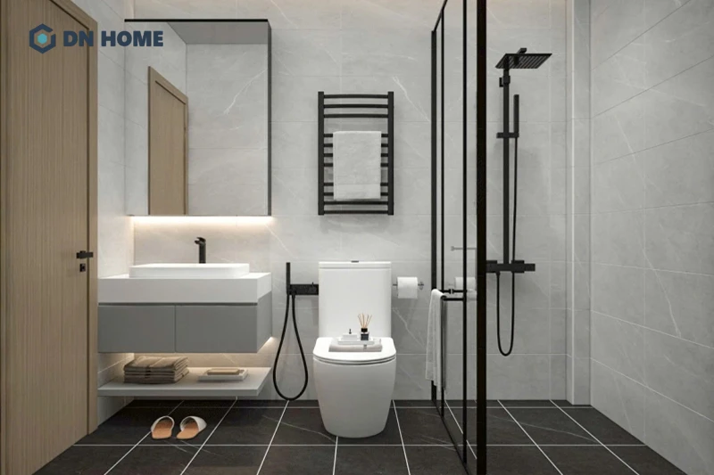 Cần tiết chế tỉ lệ màu đen phù hợp để đảm bảo tính hài hòa tổng thể