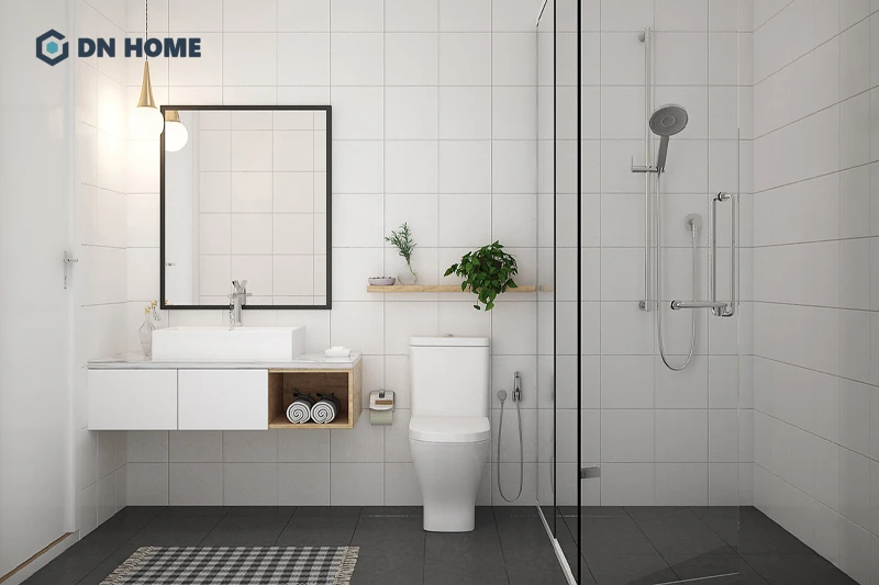 Nội thất thông minh là chìa khóa để tối ưu diện tích, công năng, tiện nghi nhà tắm 4m2