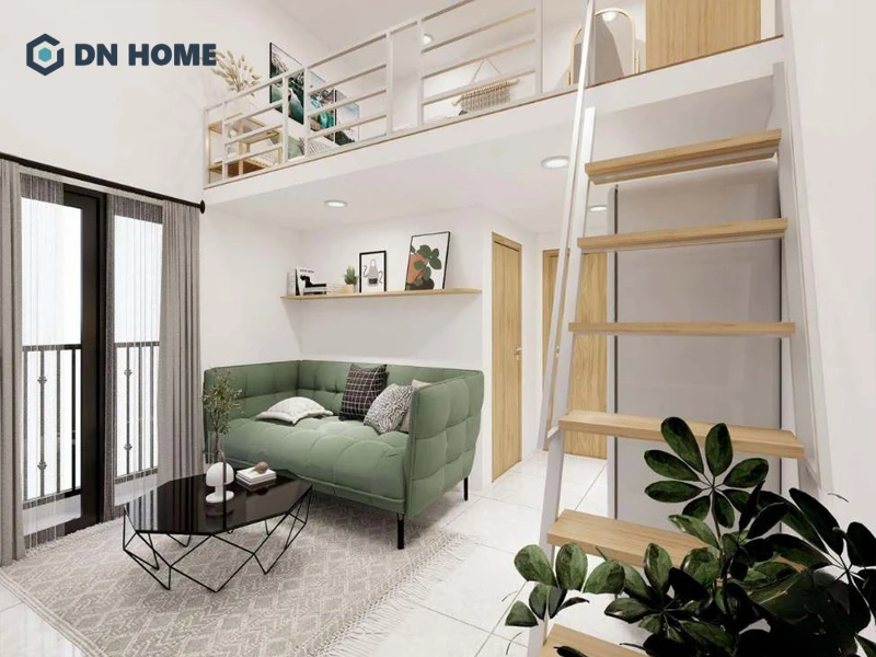 So với thuê phòng trọ lớn thì phòng trọ nhỏ 12m2 có gác lửng là giải pháp kinh tế hơn với sinh viên, người đi làm