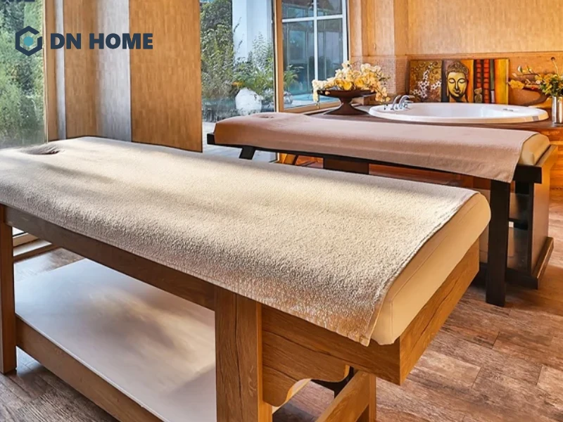 Các giường dịch vụ được sắp xếp hợp lý giúp tối ưu lối đi