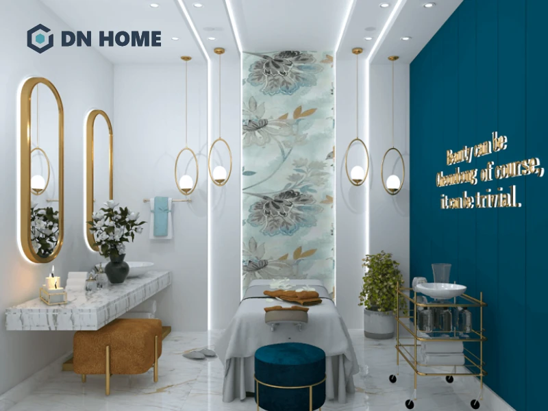 Vật liệu hoàn thiện giúp spa trở nên chuyên nghiệp hơn