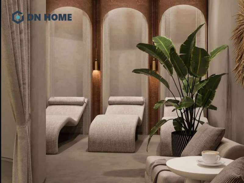 Thiết kế spa được định hướng chuyên môn giúp tổng thể không gian có chiều sâu và dấu ấn riêng