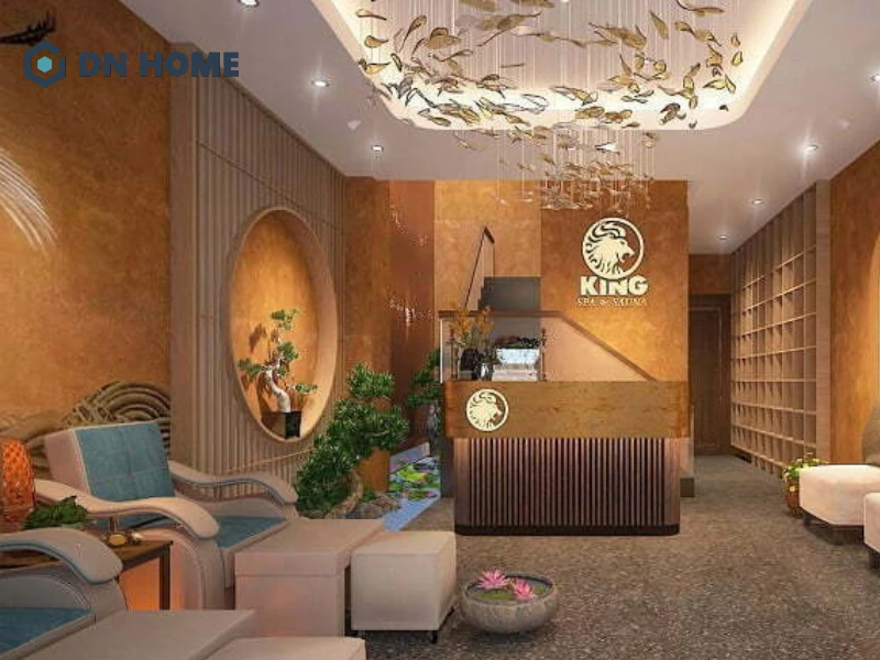 Không gian massage sử dụng ánh sáng ấm để tăng cảm giác thư giãn