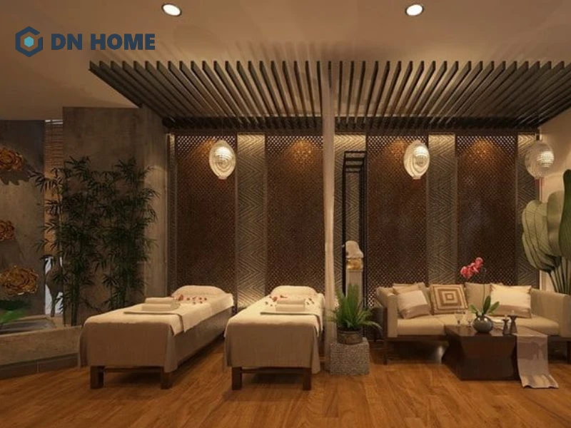 Không gian spa phân chia linh hoạt để phục vụ nhiều dịch vụ cùng lúc