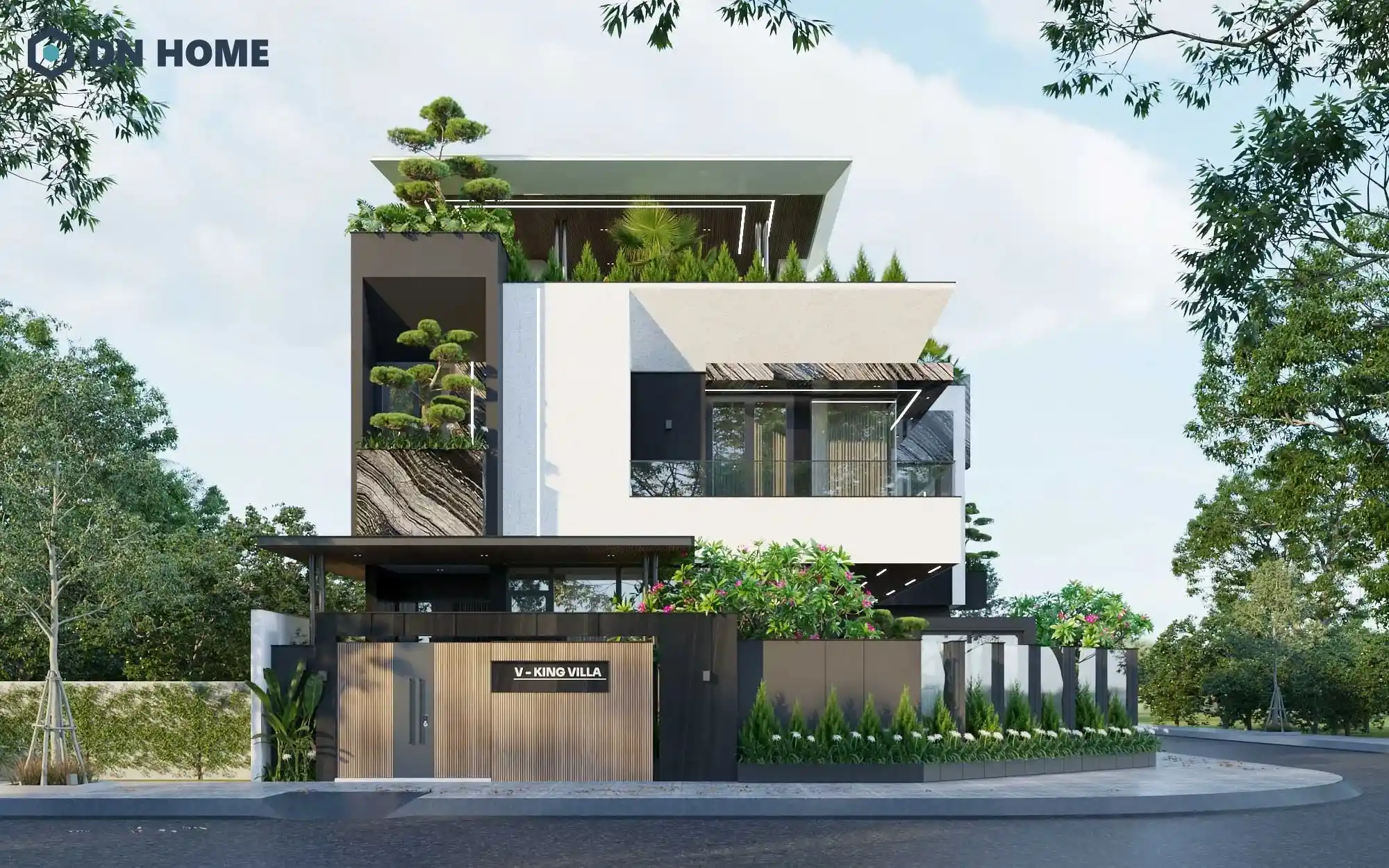 Biệt thự 3 tầng