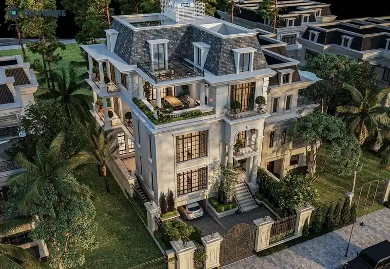 Biệt thự 3 tầng