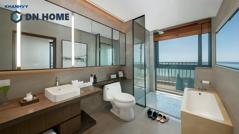 Cần phân chia khu vực phòng tắm và WC hợp lý