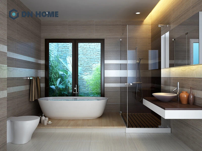 Diện tích khu vực phòng tắm và nhà vệ sinh hợp lý