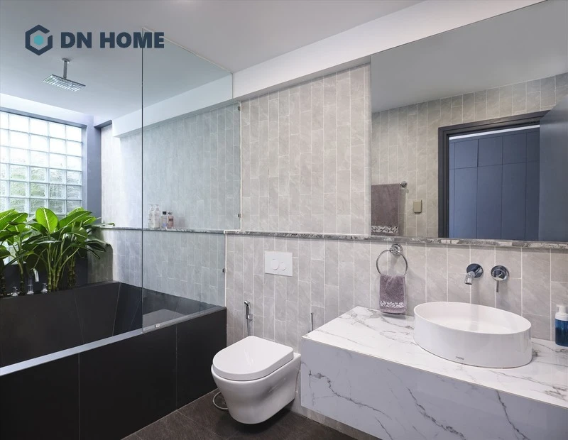Thiết kế nhà vệ sinh và nhà tắm riêng thoáng đãng