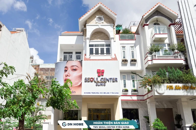 Từng hạng mục thi công đều được DN HOME kiểm tra kỹ lưỡng chất lượng trước khi bàn giao dự án Thẩm mỹ viện Seoul Center quận 7