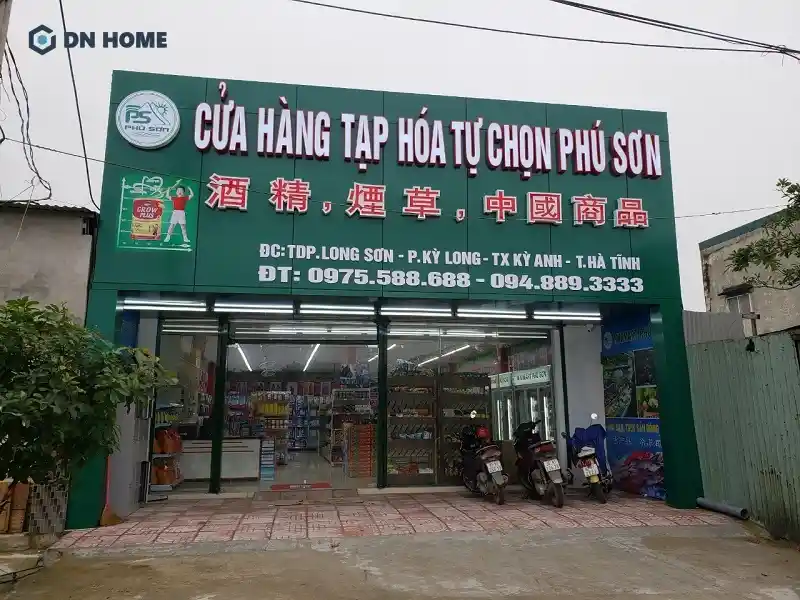 Bảng hiệu cửa hàng tạp hóa