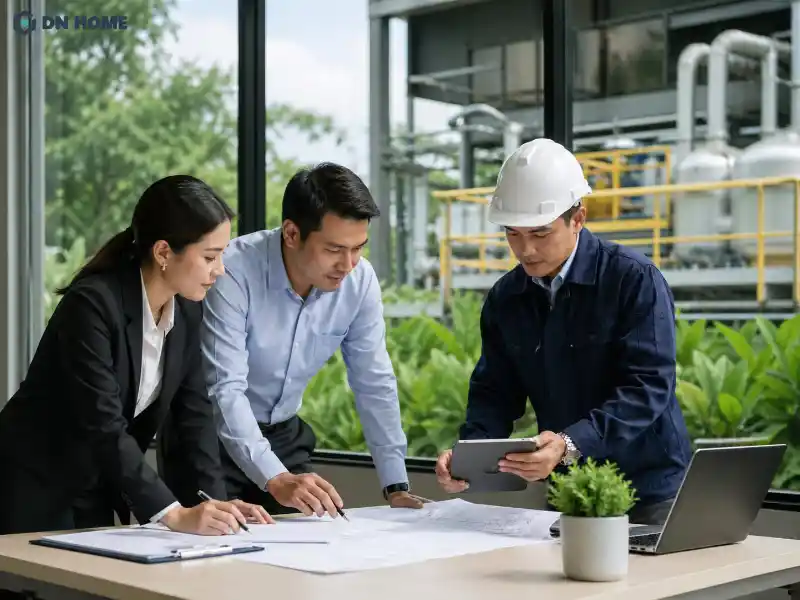 các bước thiết kế thi công nội thất căn hộ chung cư