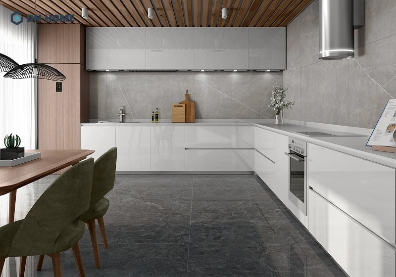 Các mẫu gạch lát 80x80 với vân đá tự nhiên hay hoa văn trang trí cũng mang đến nét đẹp và tính thẩm mỹ cho không gian