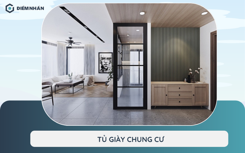 Tủ giày chung cư
