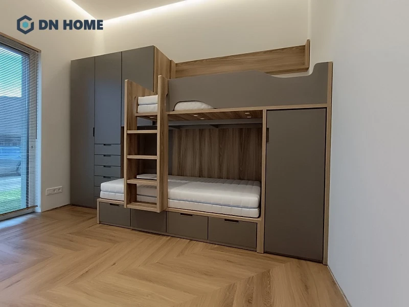 Lựa chọn giường tầng có vật liệu phù hợp nhằm đảm bảo tính thẩm mỹ và độ bền lâu dài của sản phẩm