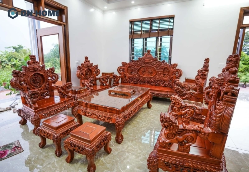 Gỗ cây hương đỏ Nam Phi được ứng dụng phổ biến trong nội thất cao cấp, phong thuỷ