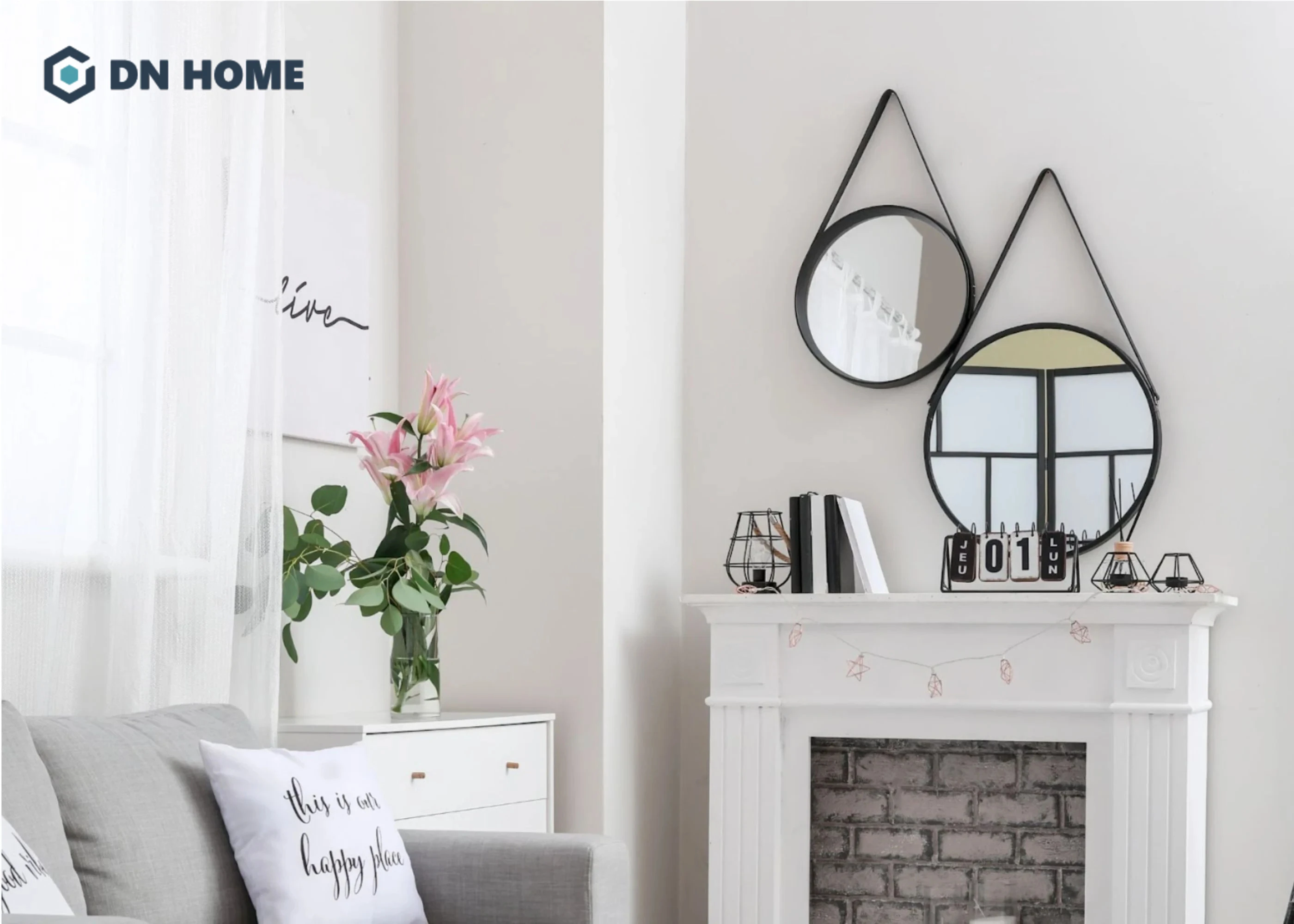 Gương treo tường là kiểu thiết kế phổ biến nhất bởi tính ứng dụng cao và đa dạng mẫu mã