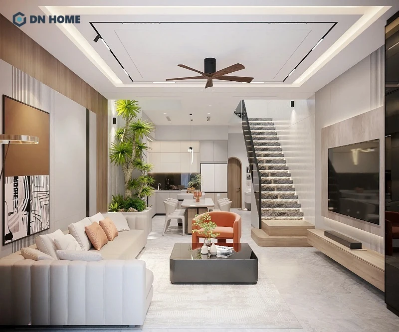 Lựa chọn thiết kế cùng kích thước cầu thang phù hợp sẽ giúp không gian sống trở nên thẩm mỹ, hài hoà hơn