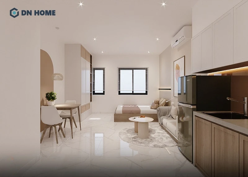 Mẫu thiết kế nhà trọ cho thuê thiết kế đơn giản, không có gác xép