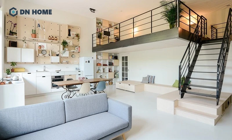 Mẫu thiết kế nhà trọ cho thuê dạng phòng đôi phù hợp với 2 - 3 người ở, đặc biệt là sinh viên chia sẻ chi phí