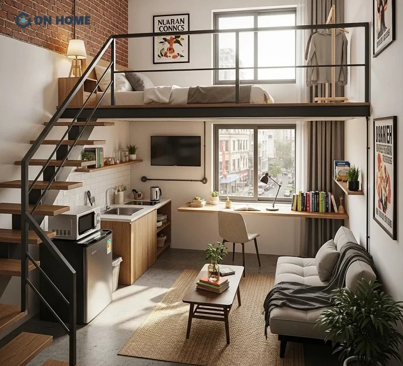 Việc tận dụng tốt ánh sáng tự nhiên giúp không gian thêm phần thư giãn, dễ chịu