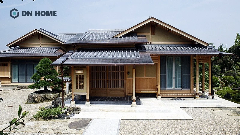 Thiết kế nhà cấp 4 kiểu Nhật đề cao sự tối giản, cân bằng, gọn gàng trong không gian sống
