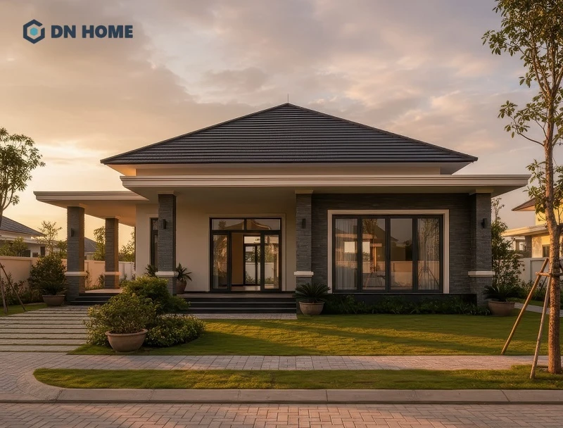 Nhà kiểu Nhật 2 phòng ngủ là lựa chọn lý tưởng với những gia đình trẻ, vợ chồng có con nhỏ