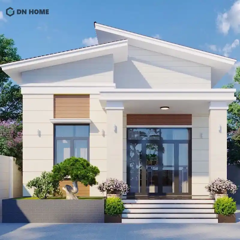 Nhà cấp 4 mái lệch