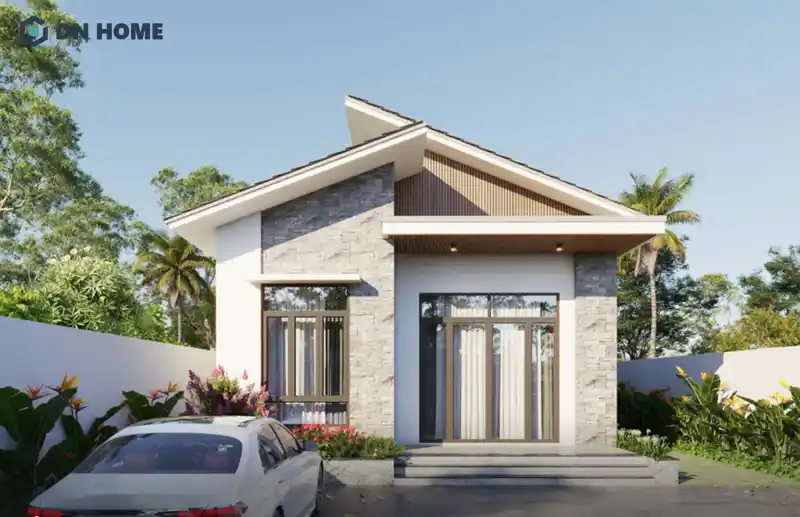 Nhà cấp 4 mái lệch