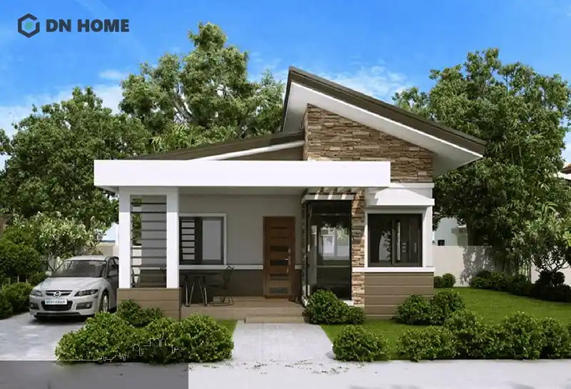 Nhà cấp 4 mái lệch