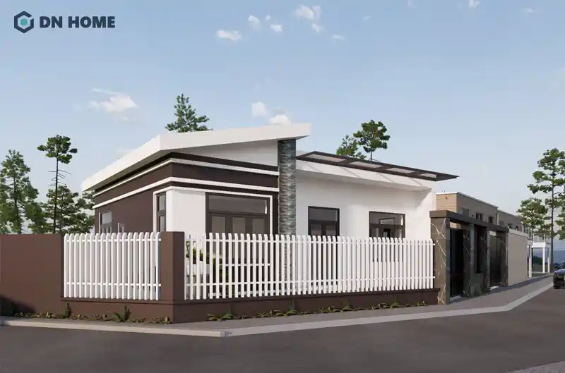 Nhà cấp 4 mái lệch