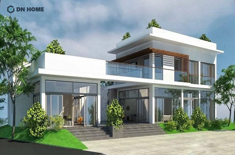 Có thể tận dụng tầng tum để linh hoạt bố trí thêm các khu vực chức năng, tiện ích