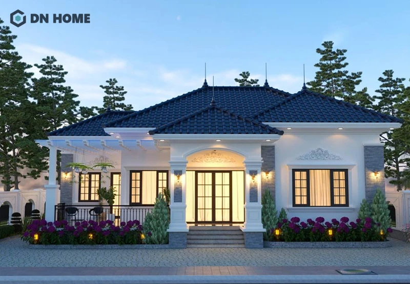 Nên tận dụng tối đa chiều ngang của ngôi nhà để tránh cảm giác chật chội khi bố trí 3 phòng ngủ trong cùng 1 mặt bằng