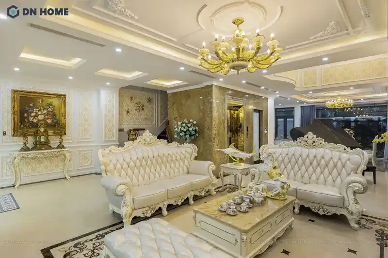 Phòng khách cổ điển Việt Nam