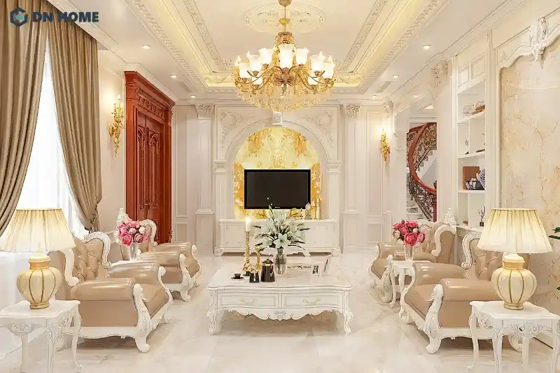 Phòng khách cổ điển Việt Nam
