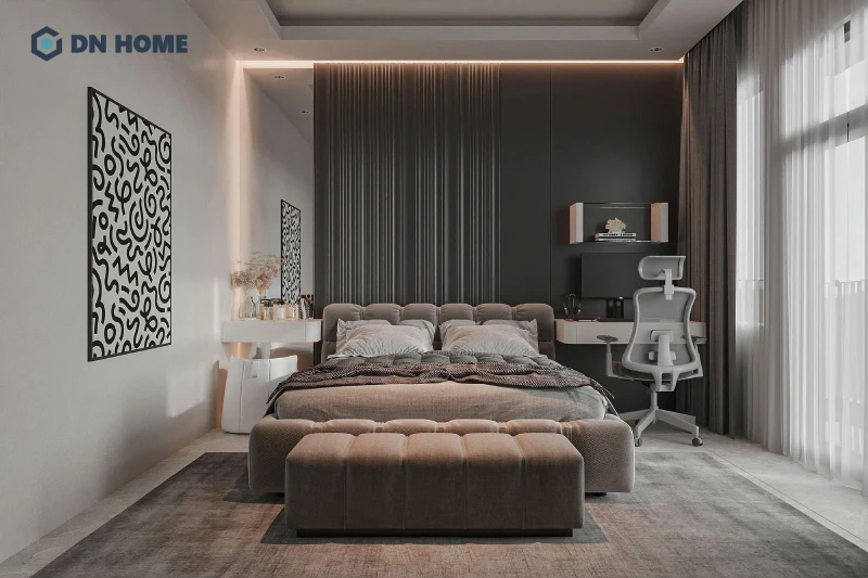 Đường nét và chất liệu mang tính mềm mại được sử dụng để tạo nên cảm giác nhẹ nhàng, dễ chịu