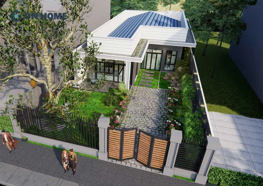 Nhà cấp 4 mái tôn là lựa chọn tối ưu chi phí hiệu quả nhưng vẫn đảm bảo tính thẩm mỹ