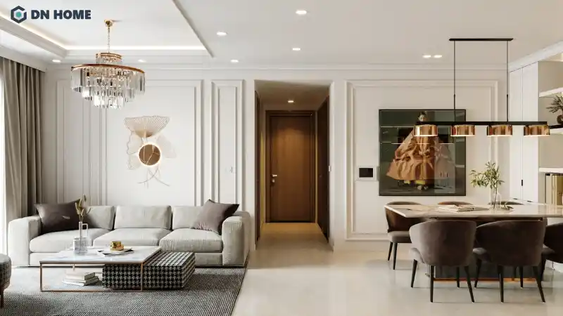 Thiết kế nội thất căn hộ chung cư 95m2