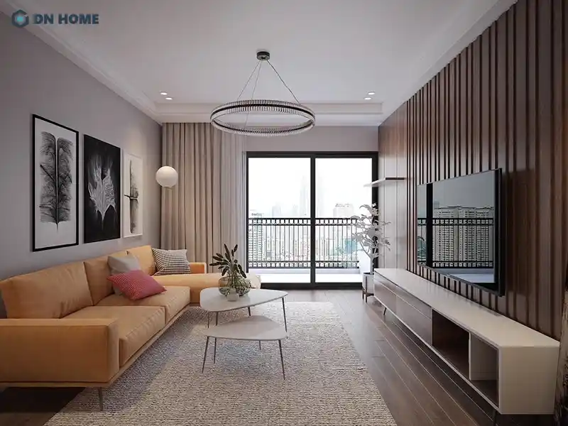 thiết kế nội thất chung cư 58m2
