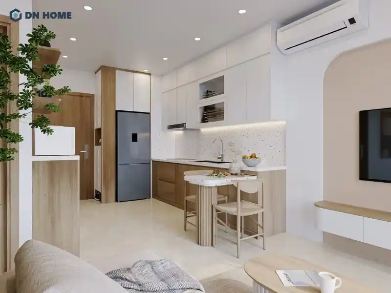 thiết kế nội thất chung cư 58m2