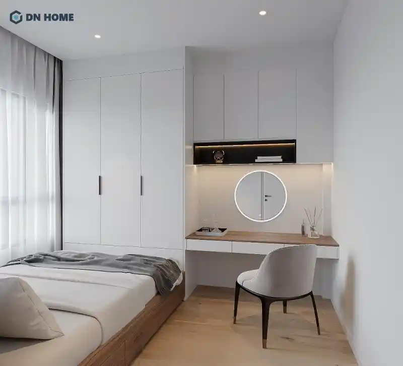 thiết kế nội thất chung cư 58m2