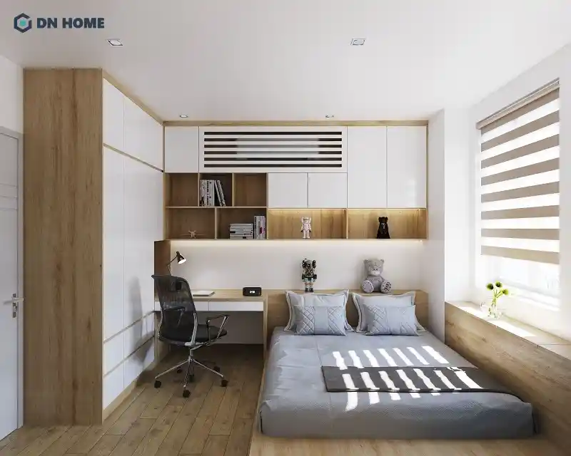 thiết kế nội chung cư 58m2