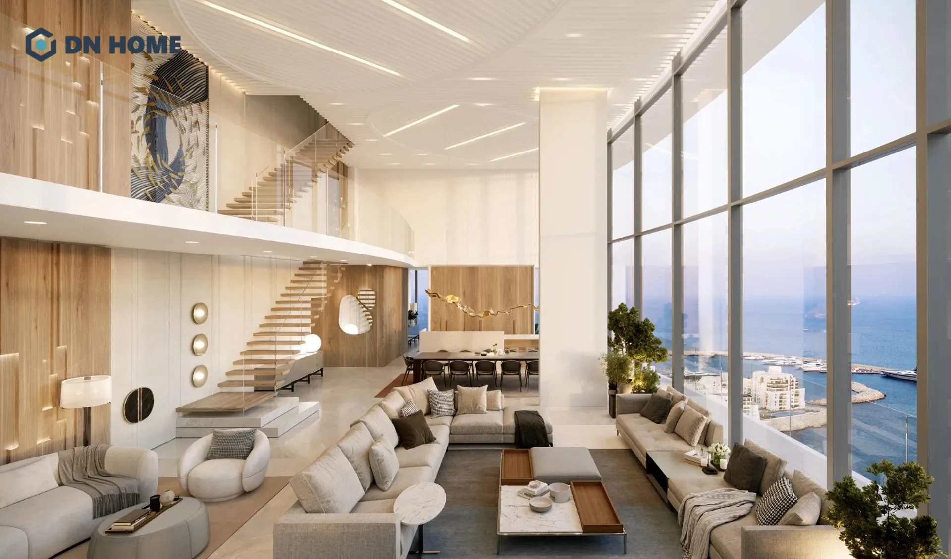 Penthouse là loại hình căn hộ cao cấp nằm ở tầng cao nhất của toà nhà chung cư, cao ốc hạng sang