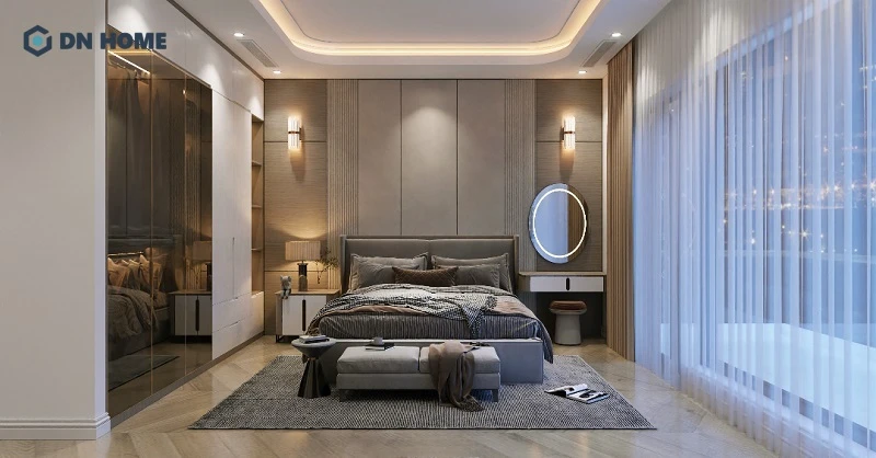 Sự kết hợp hài hoà giữa ánh sáng tự nhiên và hệ thống chiếu sáng nhân tạo góp phần tăng thêm tính thẩm mỹ và thư giãn