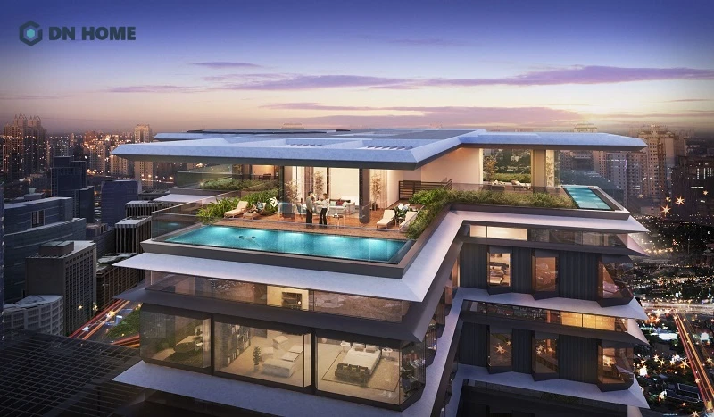 Các căn hộ Penthouse thường nằm ở những vị trí trung tâm thành phố hoặc khu vực sầm uất, đáp ứng sự tiện lợi trong sinh hoạt