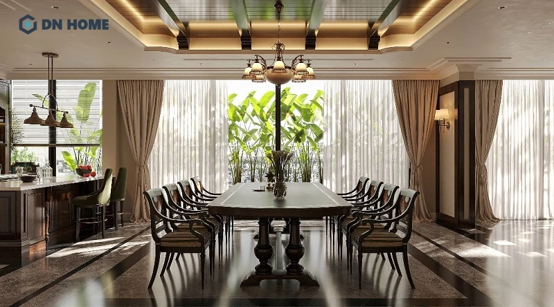 Thiết kế Dark Design thường hướng về các gam màu tối mang đến vẻ đẹp mạnh mẽ và đầy chiều sâu cho không gian sống